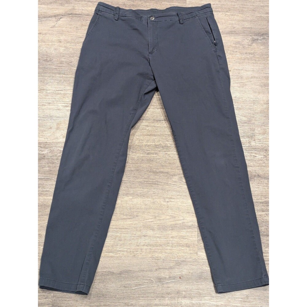 Birddogs Boom For Your Boomstick Chino Pants Men’s 34x32 Blue Lined Slim Fit
